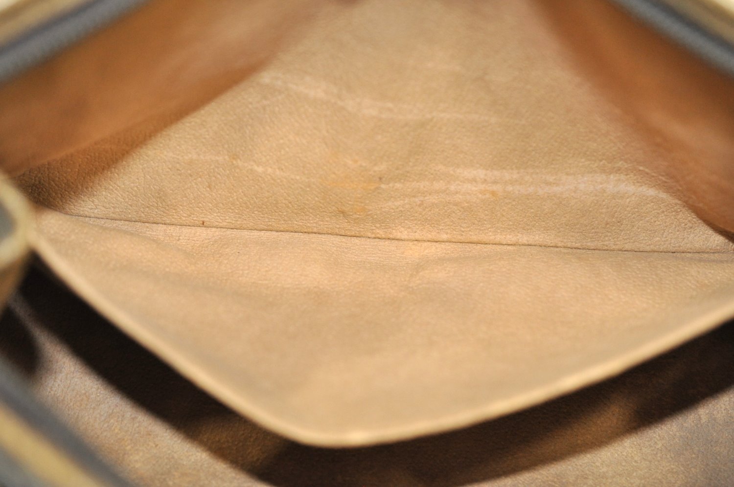 Authentic GUCCI GG Plus Vintage Clutch Hand Bag Purse PVC Leather Brown K5633