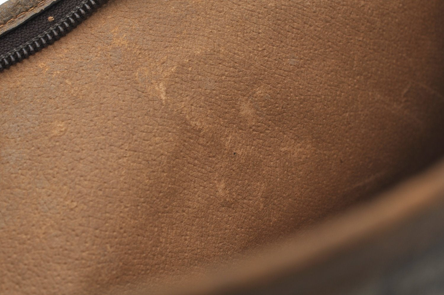 Authentic GUCCI GG Plus Vintage Clutch Hand Bag Purse PVC Leather Brown K5633