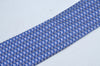 Authentic CHANEL Tie Necktie CC Logo CoCo Mark Pattern Silk Blue K5635