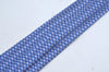 Authentic CHANEL Tie Necktie CC Logo CoCo Mark Pattern Silk Blue K5635