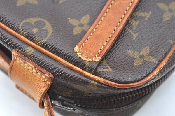 Auth Louis Vuitton Monogram Jeune Fille MM Shoulder Cross Bag Old Model LV K5639