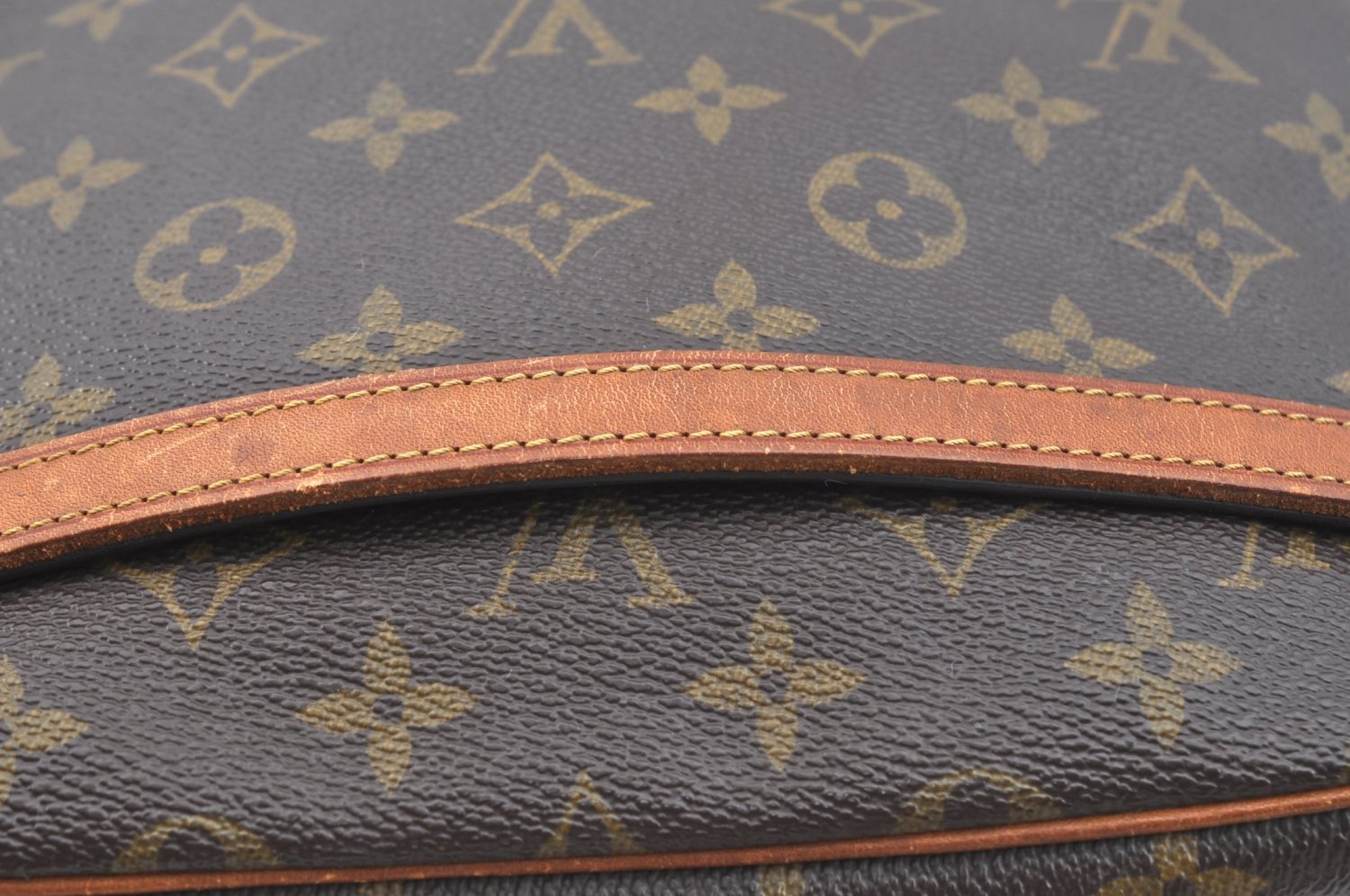 Auth Louis Vuitton Monogram Jeune Fille MM Shoulder Cross Bag Old Model LV K5639