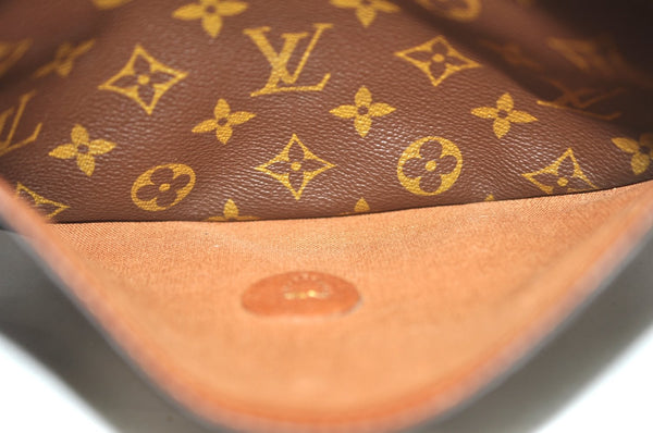 Auth Louis Vuitton Monogram Jeune Fille MM Shoulder Cross Bag Old Model LV K5639