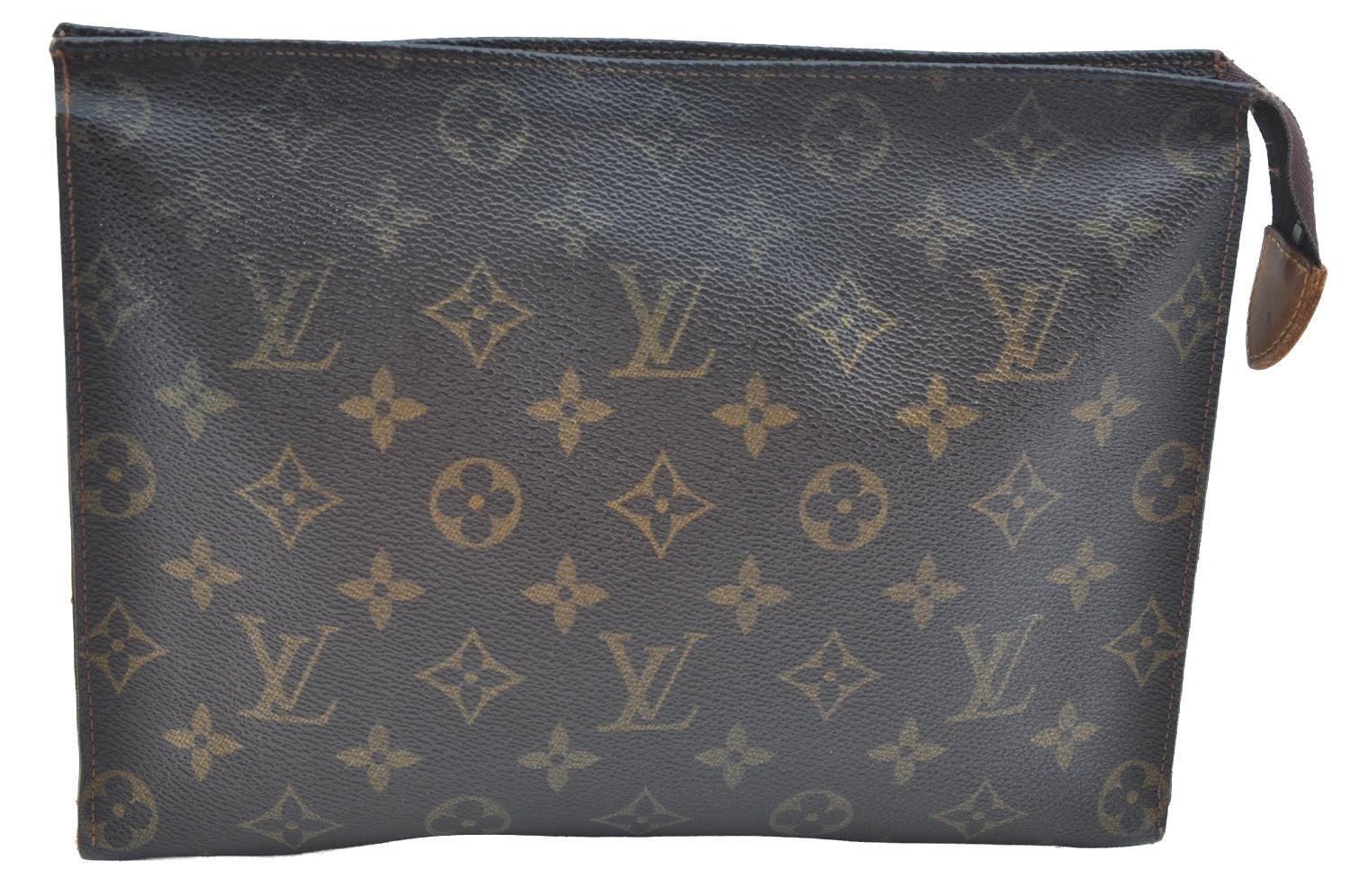 Louis Vuitton Monogram Poche Toilette 26 Cosmetics Pouch Old Model Junk K5642