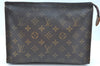 Louis Vuitton Monogram Poche Toilette 26 Cosmetics Pouch Old Model Junk K5642