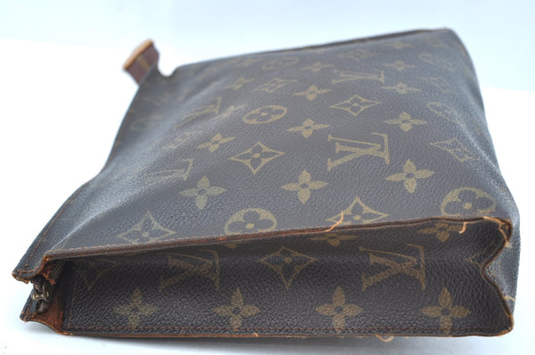 Louis Vuitton Monogram Poche Toilette 26 Cosmetics Pouch Old Model Junk K5642