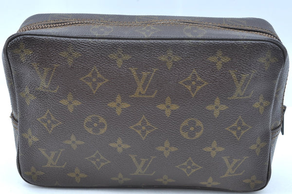 Auth Louis Vuitton Monogram Trousse Toilette 23 Clutch Bag Old Model Junk K5647