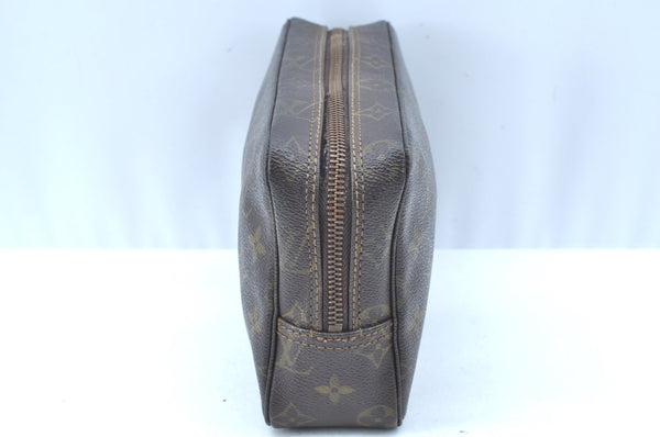 Auth Louis Vuitton Monogram Trousse Toilette 23 Clutch Bag Old Model Junk K5647