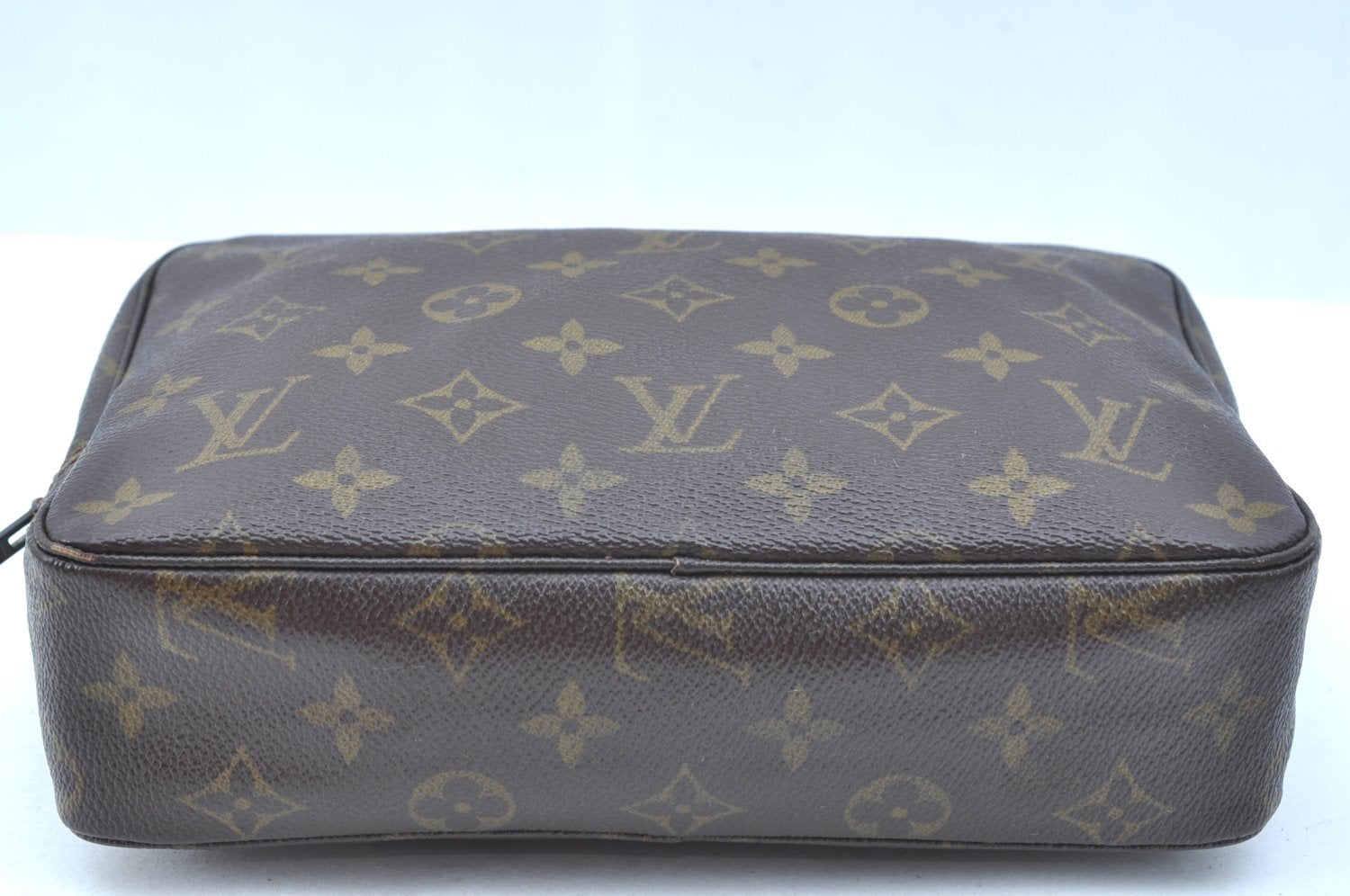 Auth Louis Vuitton Monogram Trousse Toilette 23 Clutch Bag Old Model Junk K5647