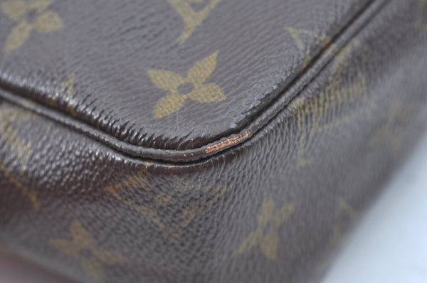 Auth Louis Vuitton Monogram Trousse Toilette 23 Clutch Bag Old Model Junk K5647