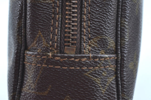 Auth Louis Vuitton Monogram Trousse Toilette 23 Clutch Bag Old Model Junk K5647