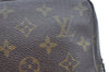 Auth Louis Vuitton Monogram Trousse Toilette 23 Clutch Bag Old Model Junk K5647