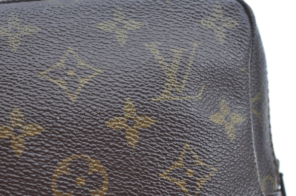 Auth Louis Vuitton Monogram Trousse Toilette 23 Clutch Bag Old Model Junk K5647