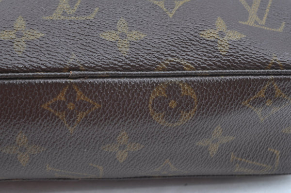 Auth Louis Vuitton Monogram Trousse Toilette 23 Clutch Bag Old Model Junk K5647