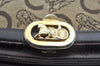 Authentic CELINE C Macadam Carriage Shoulder Bag Canvas Leather Brown K5648