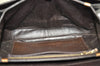 Authentic CELINE C Macadam Carriage Shoulder Bag Canvas Leather Brown K5648