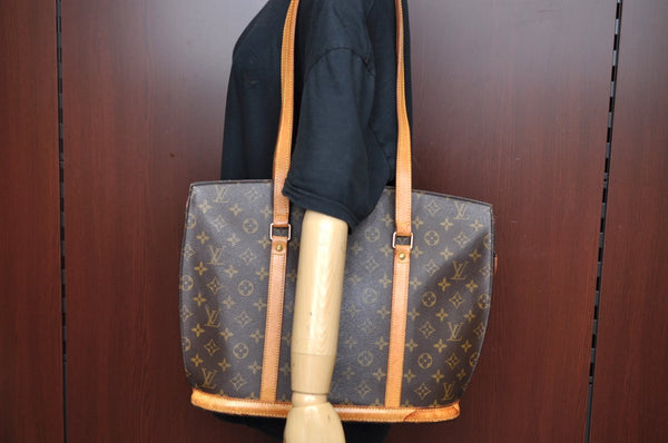 Authentic Louis Vuitton Monogram Babylone Shoulder Tote Bag M51102 LV K5657