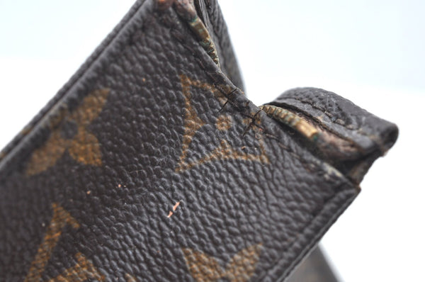 Auth Louis Vuitton Monogram Poche Toilette 15 M47546 Cosmetics Pouch Junk K5663