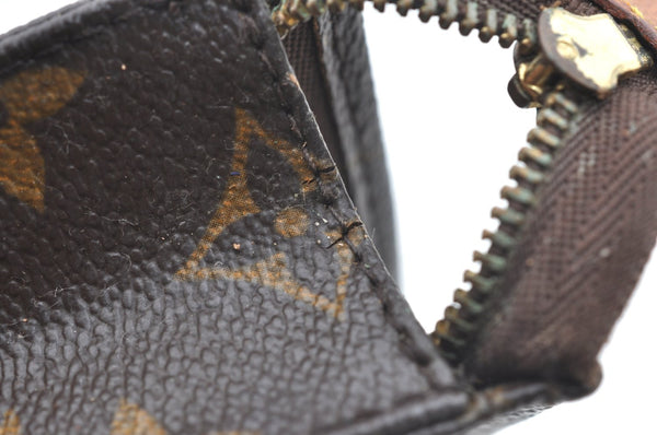 Auth Louis Vuitton Monogram Poche Toilette 15 M47546 Cosmetics Pouch Junk K5663