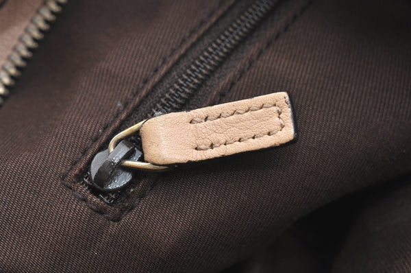 Authentic GUCCI Princy Ribbon Canvas Shoulder Cross Body Bag 204939 Beige K5667