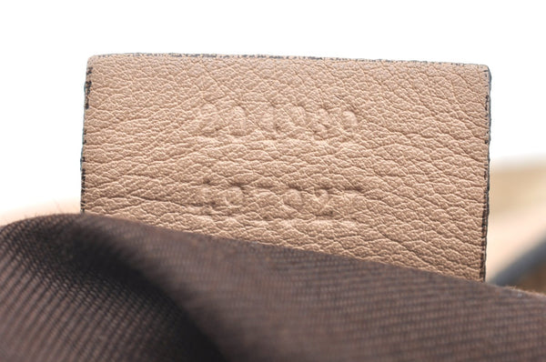 Authentic GUCCI Princy Ribbon Canvas Shoulder Cross Body Bag 204939 Beige K5667