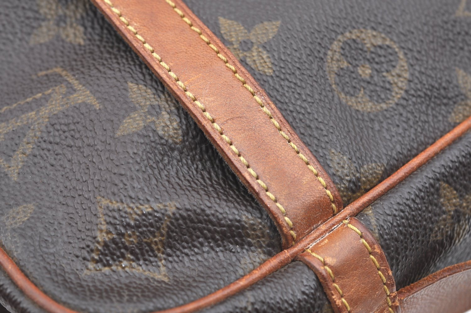 Authentic Louis Vuitton Monogram Compiegne 28 Clutch Hand Bag M51845 LV K5677