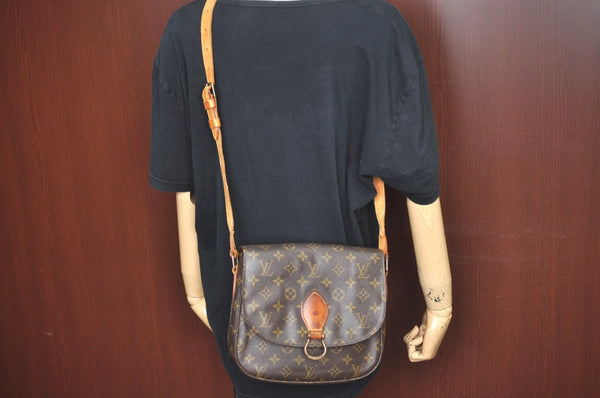 Authentic Louis Vuitton Monogram Saint Cloud GM M51242 Shoulder Cross Bag K5678