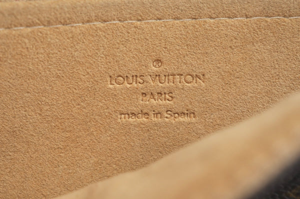 Authentic Louis Vuitton Monogram Pochette Twin GM Shoulder Bag M51852 LV K5688