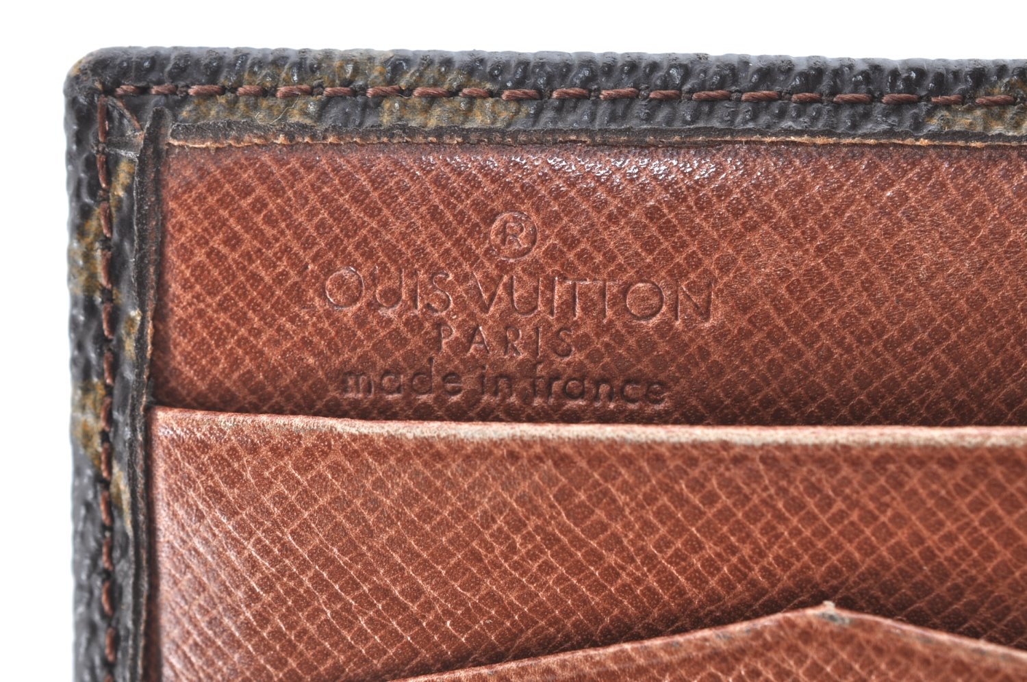 Authentic Louis Vuitton Monogram Porte Monnaie Billets Wallet M61660 LV K5699