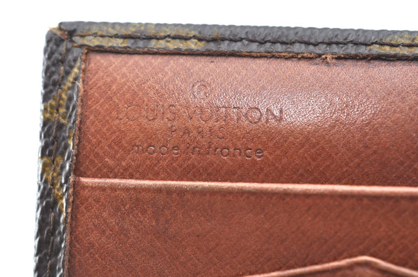 Authentic Louis Vuitton Monogram Porte Monnaie Billets Wallet M61660 LV K5701