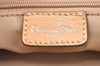 Authentic Christian Dior Trotter Shoulder Hand Bag Canvas Leather Brown K5706