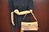 Authentic Christian Dior Trotter Shoulder Hand Bag Canvas Leather Brown K5706