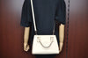 Authentic GUCCI SOHO 2Way Shoulder Hand Bag GG Leather 607722 White K5707