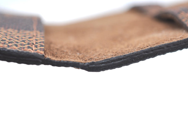 Authentic Louis Vuitton Damier Cufflinks Accessory Case Pouch M64681 LV K5709