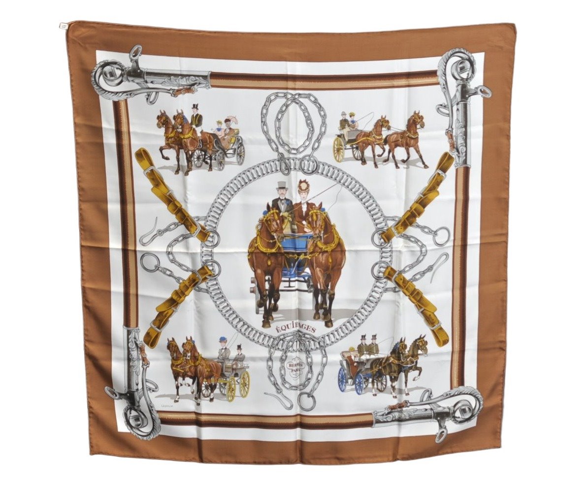 Authentic HERMES Carre 90 Scarf 