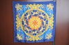 Authentic HERMES Carre 90 Scarf "LUNA PARK" Silk Blue Box K5730