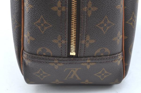 Authentic Louis Vuitton Monogram Deauville Hand Bag M47270 LV K5738