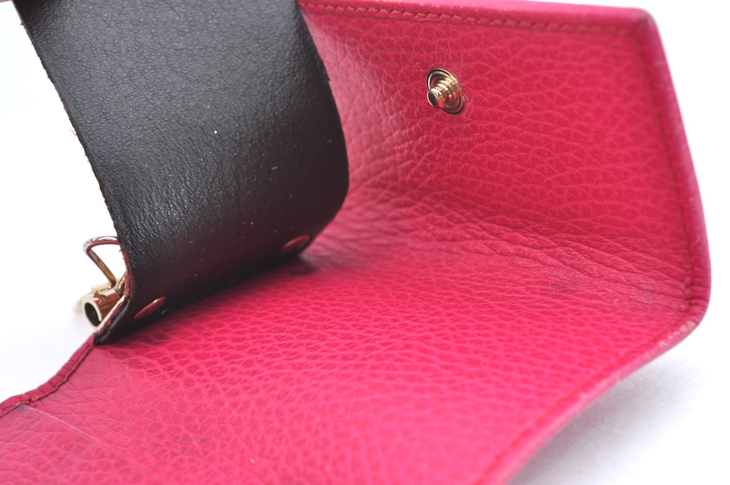 Authentic GUCCI Swing Vintage 6 Six Hooks Key Case Leather 354499 Pink K5739
