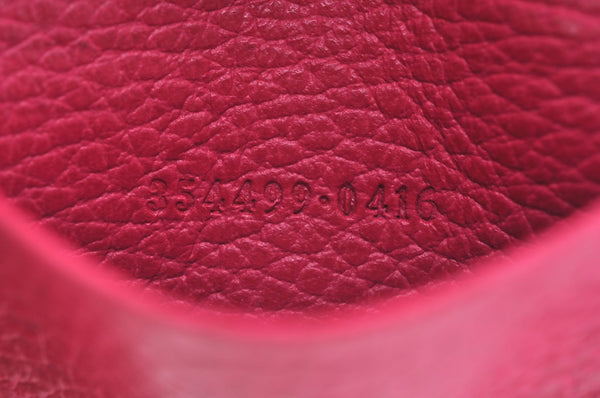 Authentic GUCCI Swing Vintage 6 Six Hooks Key Case Leather 354499 Pink K5739