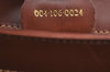 Auth GUCCI Micro GG PVC Leather Shoulder Cross Body Bag Purse Brown Junk K5749