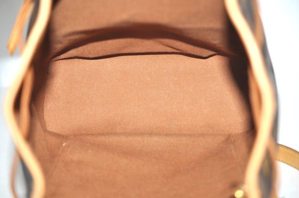 Authentic Louis Vuitton Monogram Montsouris MM Backpack M51136 LV K5754