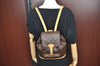 Authentic Louis Vuitton Monogram Montsouris MM Backpack M51136 LV K5754