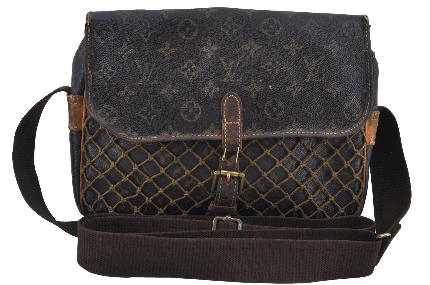 Authentic Louis Vuitton Monogram Congo PM Shoulder Bag M40117 LV Junk K5757