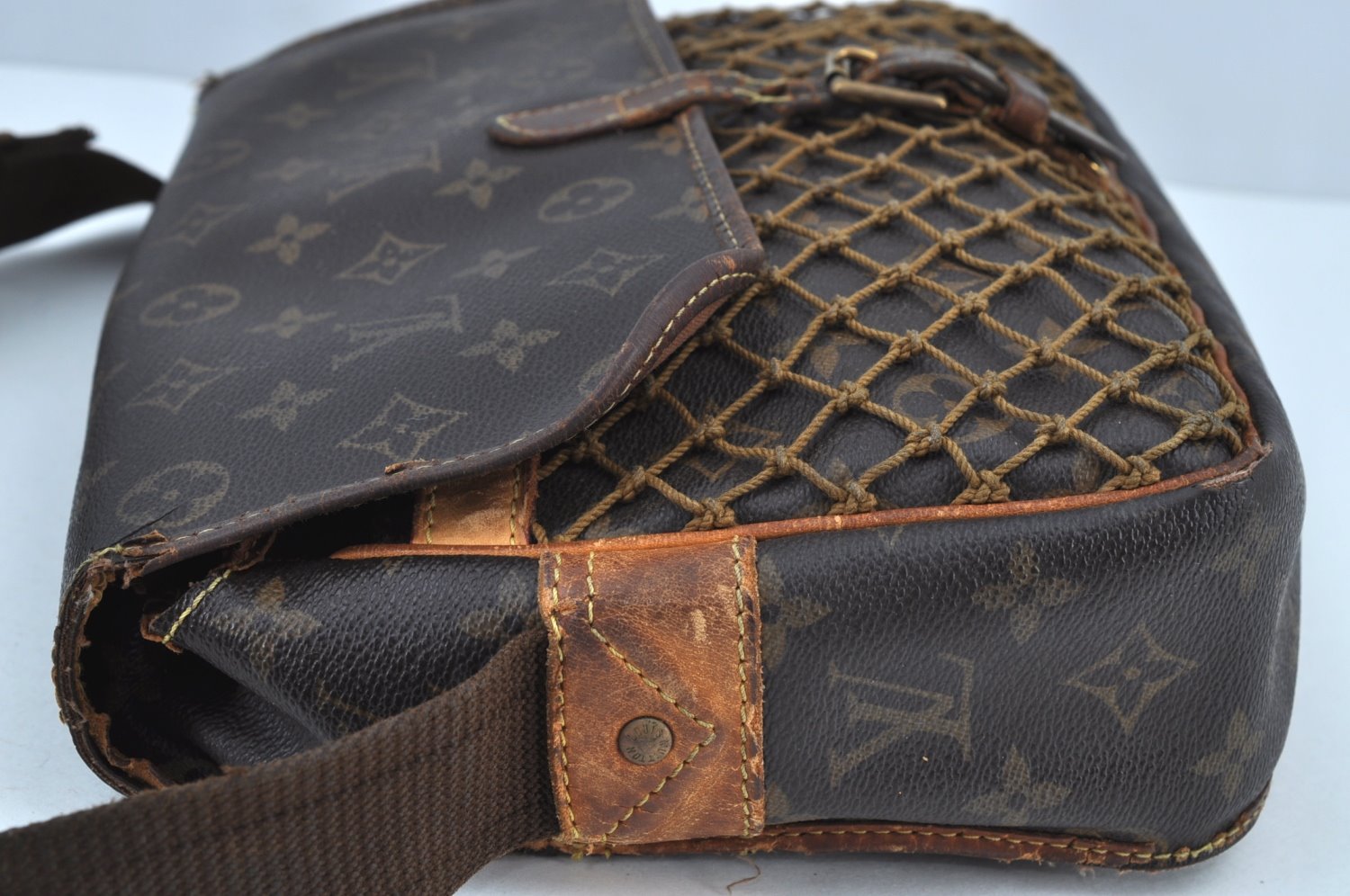 Authentic Louis Vuitton Monogram Congo PM Shoulder Bag M40117 LV Junk K5757
