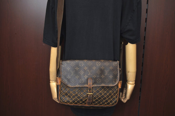 Authentic Louis Vuitton Monogram Congo PM Shoulder Bag M40117 LV Junk K5757
