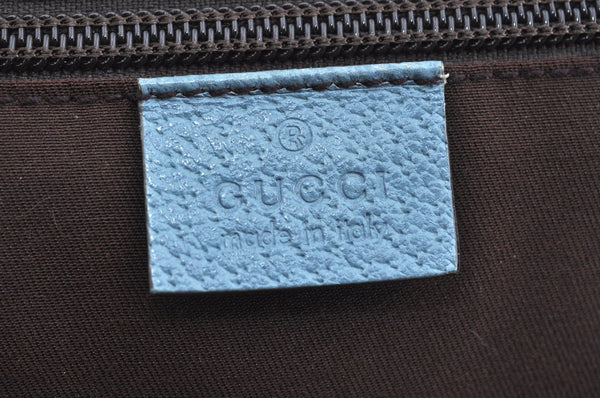 Authentic GUCCI Sherry Line Hand Tote Bag GG Canvas Leather 131230 Beige K5761