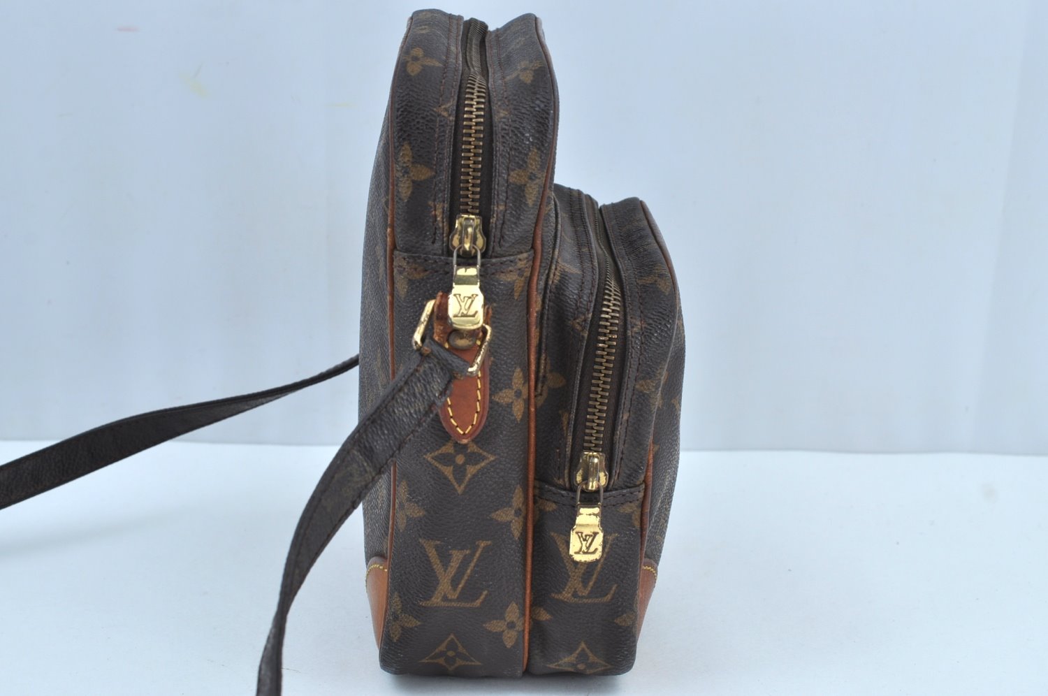 Authentic Louis Vuitton Monogram Amazone Shoulder Cross Bag M45236 Junk K5770