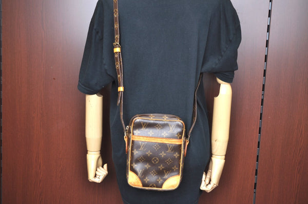 Authentic Louis Vuitton Monogram Danube Shoulder Cross Body Bag M45266 LV K5773