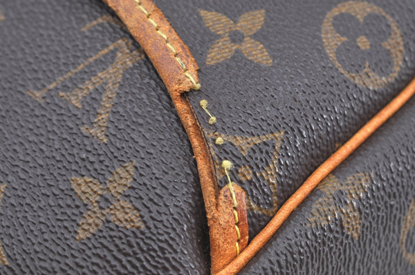 Authentic Louis Vuitton Monogram Deauville Hand Bag M47270 LV K5774