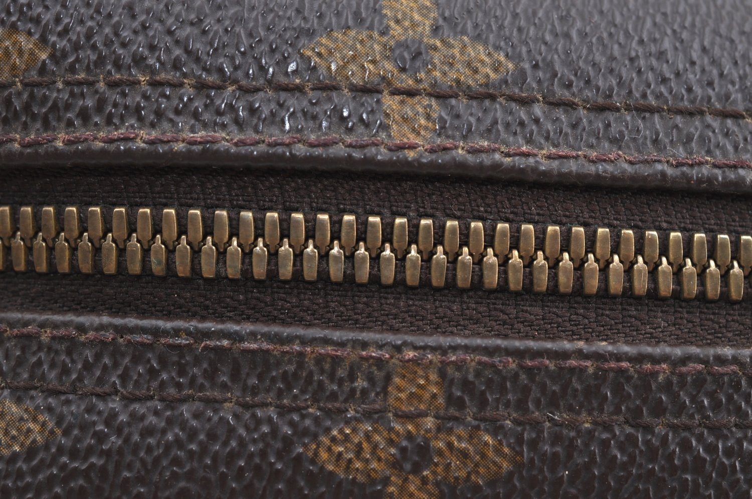 Authentic Louis Vuitton Monogram Deauville Hand Bag M47270 LV K5774